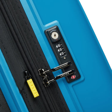Delsey Paris Lutece SE - 4-Rollen-Trolley L 79 cm erw. (pfauenblau) - Ansicht 4