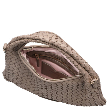 Les Visionnaires Sadie Weave Silky - Henkeltasche 37 cm (cappuccino beige) - Ansicht 6