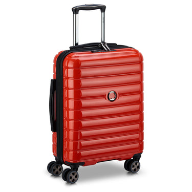Delsey Paris Shadow 5.0 - 4-Rollen-Kabinentrolley Slim Line USB 55 cm (rot) - Ansicht 2
