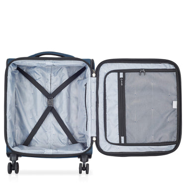Delsey Paris Sky Max 2.0 Slim Line - 4-Rollen-Kabinentrolley 55 cm (blau) - Ansicht 4