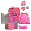 DerDieDas ErgoFlex Tiny - Mochila escolar Set 5tlg. 900g (Roses)