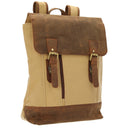 Dermata - Rucksack Canvas/Leder Kombination 39 cm (brown) - Ansicht 5