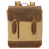 Dermata - Rucksack Canvas/Leder Kombination 39 cm (brown)