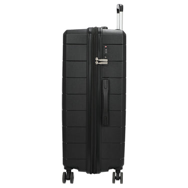 D&N Travel Line 2900 - 4 - Rollen - Trolley L 75 cm erw. (schwarz) - Markenkoffer
