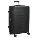 D&N Travel Line 2900 - 4 - Rollen - Trolley L 75 cm erw. (schwarz) - Markenkoffer