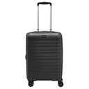 D&N Travel Line 4700+ - 4-Rollen-Kabinentrolley S 55 cm erw. (schwarz)