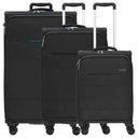 D&N Travel Line 9004 - Trolley - Set, 3tlg. (schwarz) - Markenkoffer