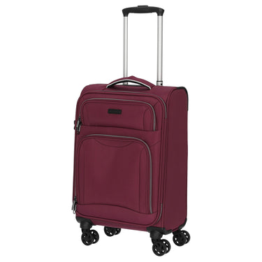 D&N Travel Line 9204 - 4-Rollen-Kabinentrolley S 55 cm (purple) - Ansicht 2