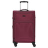 D&N Travel Line 9204 - 4-Rollen-Trolley M 66 cm erw. (purple)