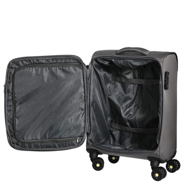 D&N Travel Line 9704 - 4-Rollen-Kabinentrolley S 55 cm (grey) - Ansicht 6