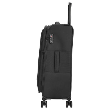 D&N Travel Line 9704 - 4-Rollen-Trolley M 68 cm erw. (black) - Ansicht 3