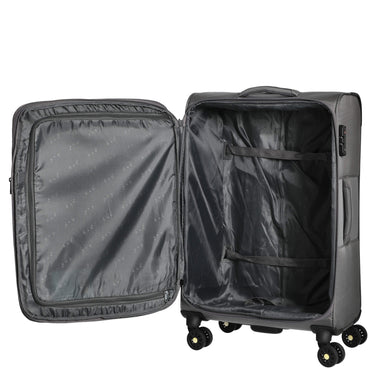D&N Travel Line 9704 - 4-Rollen-Trolley M 68 cm erw. (grey) - Ansicht 6