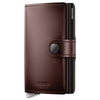 Secrid Dusk Miniwallet - Cartera 10.2 cm RFID (dark brown+)