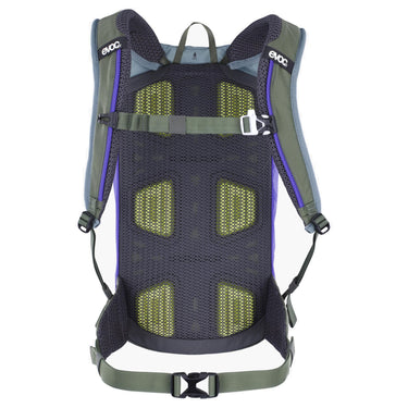 Evoc Stage 6 + Hydrationsblase 2 - Fahrradrucksack 42 cm (steel/violet/dark olive) - Ansicht 2