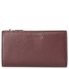 Coccinelle Metallic Soft - Cartera 12cc 16 cm (berry)