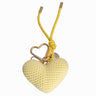 Seidenfelt Crocket Heart Charm - Anhänger (butter-yellow)
