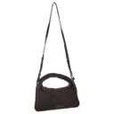 Les Visionnaires Sadie Weave Cozy - Umhängetasche 39 cm (dark brown) - Ansicht 6