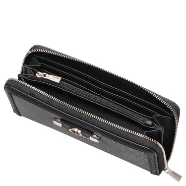 Guess Lindsey SLG Large Zip - Geldbörse 12cc 21 cm (coal logo) - Ansicht 2