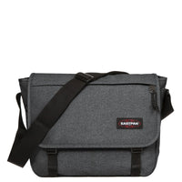 Eastpak Delegate + - Schultertasche 17" 38.5 cm (black denim)