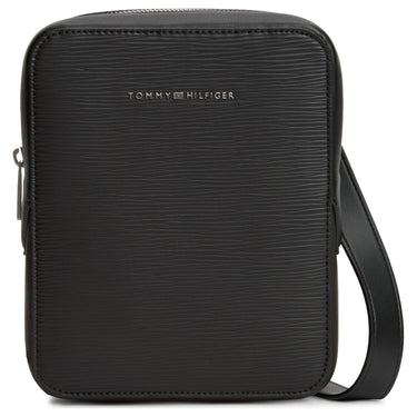 Tommy Hilfiger Business Saffiano Mini Reporter - Umhängetasche 21 cm (black)