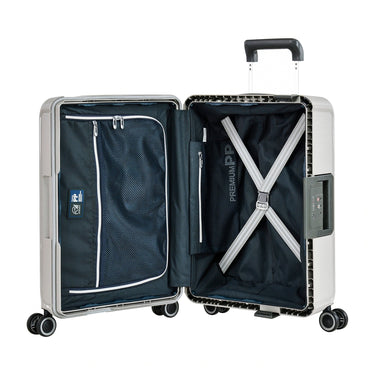 Eminent VERTICA - 4-Rollen-Kabinentrolley 55 cm (hellgrau) - Ansicht 4