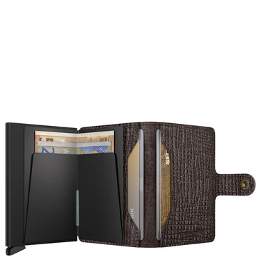 Secrid Miniwallet Palmellato - Geldbörse 6cc 10.2 cm RFID (brown)