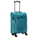 D&N Travel Line 6804 - 4-Rollen-Kabinentrolley S 55 cm (türkis) - Ansicht 5