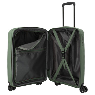 Travelite Air Stripe - 4-Rollen-Kabinentrolley S 55 cm erw. (green) - Ansicht 3