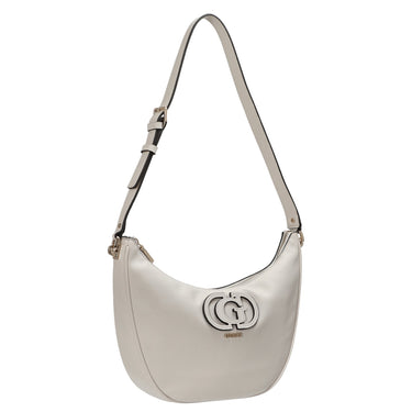 Guess Calebra Hobo - Umhängetasche 19 cm (off white) - Ansicht 5