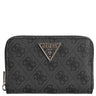 Guess Laurel II SLG Medium Zip Around - Geldbörse 4cc 14.5 cm (coal logo)