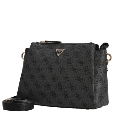 Guess Noelle II TRI Comp - Umhängetasche 24 cm (coal logo) - Markenkoffer