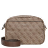 Guess Vikky II - Bolso bandolera 20 cm (latte logo/brown)