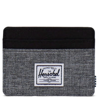 Herschel Charlie - Kreditkartenetui 4cc 10 cm RFID (raven crosshatch)