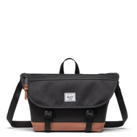 Herschel Cove Messenger - Umhängetasche S 36 cm (black/saddle brown)