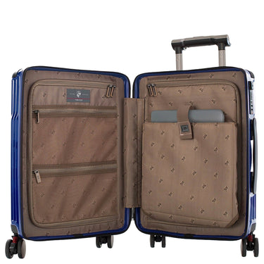 Heys Tekno - 4-Rollen-Kabinentrolley S 15.6" 53 cm USB (blue) - Ansicht 5