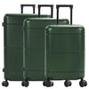 Heys Zen - Set de trolley de 4 ruedas 3 piezas expandible (green)