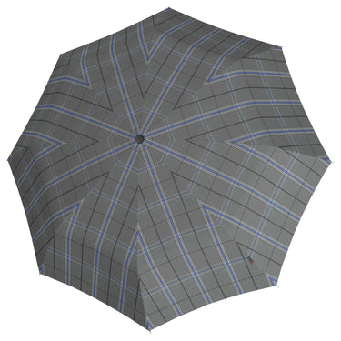 Knirps T.200 M Duomatic - Taschenschirm Regenschirm (check grey)