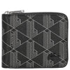 Lacoste The Blend - Cartera 3cc 11 cm RFID (monogram noir gris)