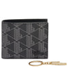 Lacoste The Blend Geschenkset - Cartera 3cc y llavero (monogram noir gris)