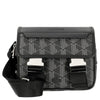 Lacoste The Blend - Bolso bandolera 21.5 cm (monogram noir gris)