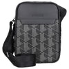 Lacoste The Blend - bolso bandolera vertical 21.5 cm (monogram noir gris)