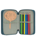 Lässig School Triple Pencil Case - Mäppchen (Unique Dark Green) - Ansicht 5
