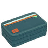 Lässig School Triple Pencil Case - Estuche (Unique Dark Green)