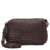 Les Visionnaires Lynn Weave Silky - Bolso bandolera (aubergine)