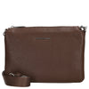 Mandarina Duck Mellow Leather Pochette - Bolso de fiesta 23 cm (milk chocolate)