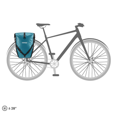 Ortlieb Back-Roller 40 - Hinterradtasche QL2.1 (2x20L) 42 cm (petrol black) - Ansicht 8