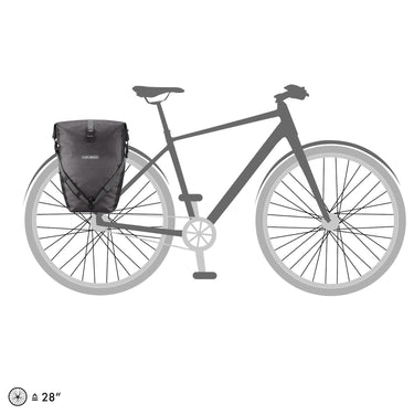 Ortlieb Back-Roller Plus CR - Hinterradtasche QL2.1 (2x20L) 42 cm (granite black) - Ansicht 8