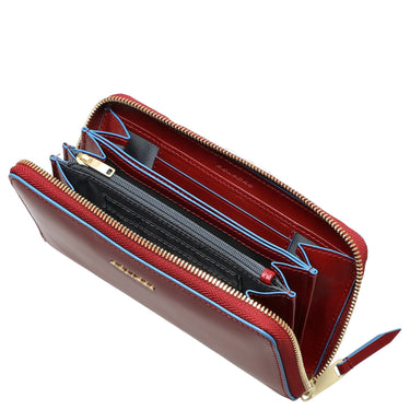 Piquadro Blue Square - Damengeldbörse 12cc 18 cm RFID (red) - Ansicht 2