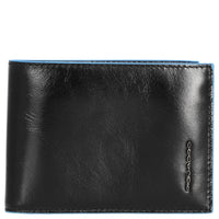 Piquadro Blue Square - Herrengeldbörse 4cc 12.5 cm (black)