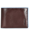 Piquadro Blue Square - Men's Wallet 4cc 12.5 cm (mahogany)